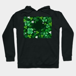 Background with Shamrock Hoodie